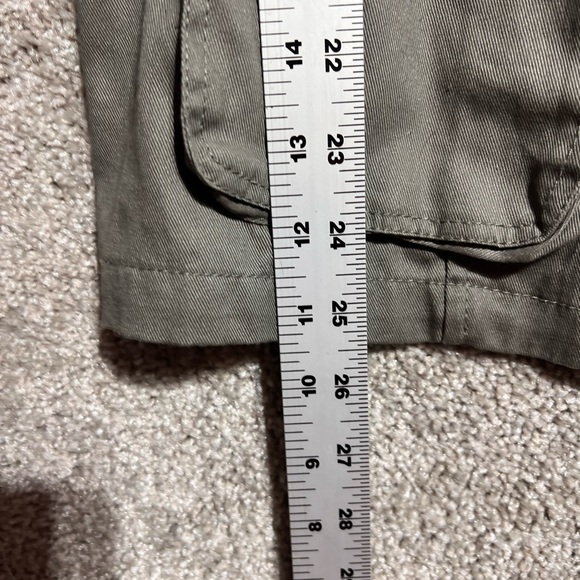 Red Snap Woman’s Green Zip Button Down Utility Jacket Size Medium - Picture 6 of 9